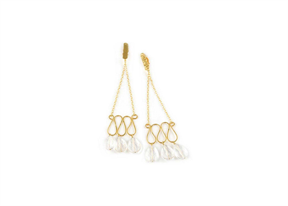 Gold Plated | Chandelier Earrings